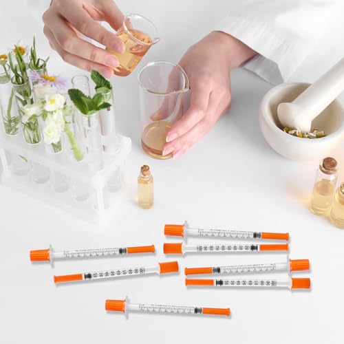 20 Stück 1ml /cc Kunststoff Mehrzweck-Messwerkzeuge Plastiktube Spritzen Einzeln verpackt (20)