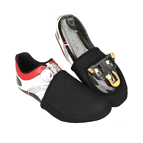Cubiertas térmicas impermeables para zapatos de bicicleta TEHAUX, 2 piezas, accesorio para ciclismo, cubre-zapatos, semizapatos miniatura 6