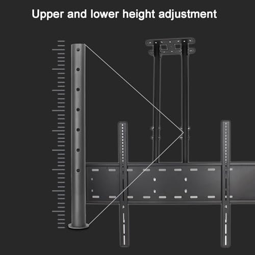 Support de plafond pour téléviseur 60-100" inclinable réglable - 6