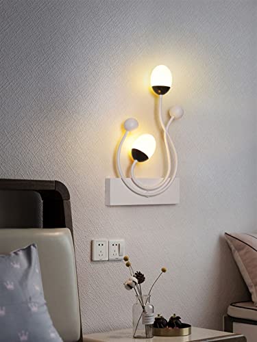 Applique moderne LED intérieur noir luminaire couloir et allée