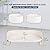 Elevated Dog Food Water Bowl - Raised Dog Bowls with Stand Non Skid - Double Dog Feeding Bowl Set with Splash Proof Guard - Ceramic Pet Dish for Small to Medium Dogs and Large Cats - 28.74 oz - 850 ml