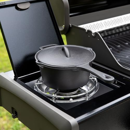 Napoleon Cast Iron Sauce Pan with Lid - Thumbnail 3