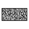 Barrette Outdoor Living 73030564 Sprig Decorative Screen Panel Black