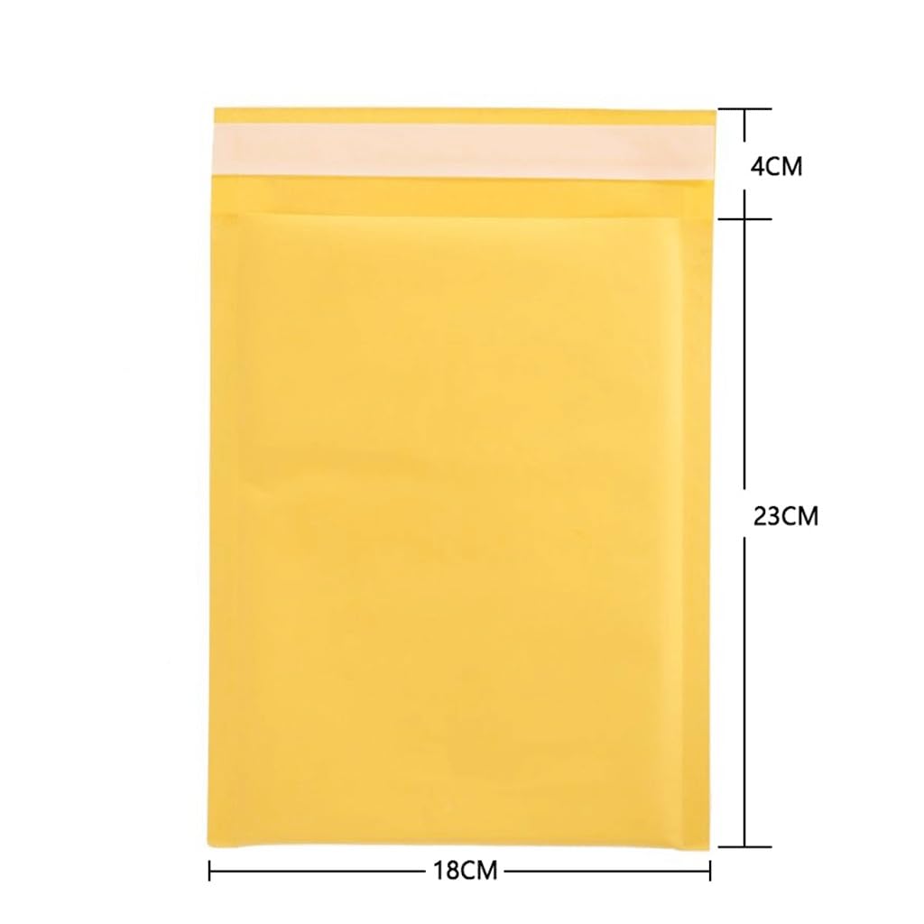 Koperty bąbelkowe, koperty bąbelkowe, 100 sztuk torebek z kopertami bąbelkowymi z papieru pakowego(220x200mm)