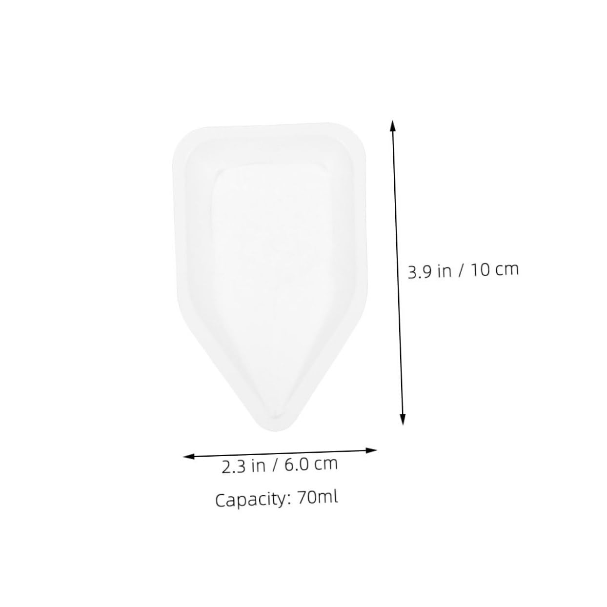 ERINGOGO 10pcs Lab Weight Pan Plastic Weighing Boats Smooth Surface for Easy Cleaning for Food Drugs Cosmetics