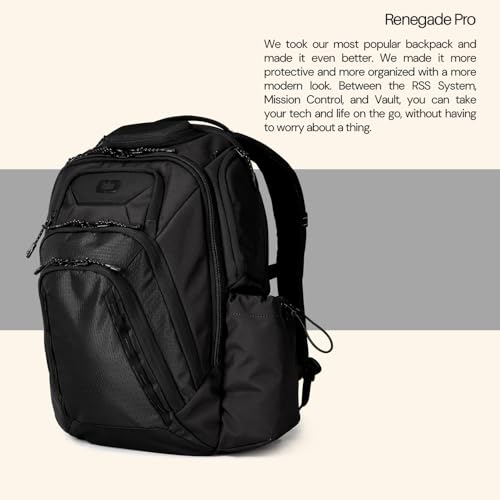 OGIO Renegade Pro Backpack, Black, - Image 4
