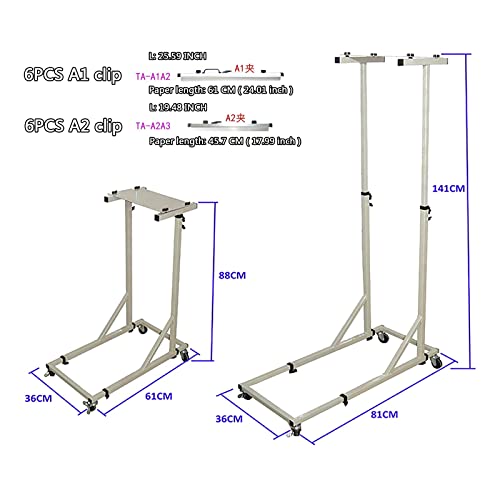 Grande scaffale da disegno per piani di ingegneria e disegno A0/A1/A2/A3, perfetto per archiviazione e organizzazione di progetti Design durevole per professionisti e studenti.