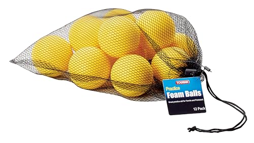 TOURNA Foam Balls for Tennis and Pickleball Practice – 12 Count