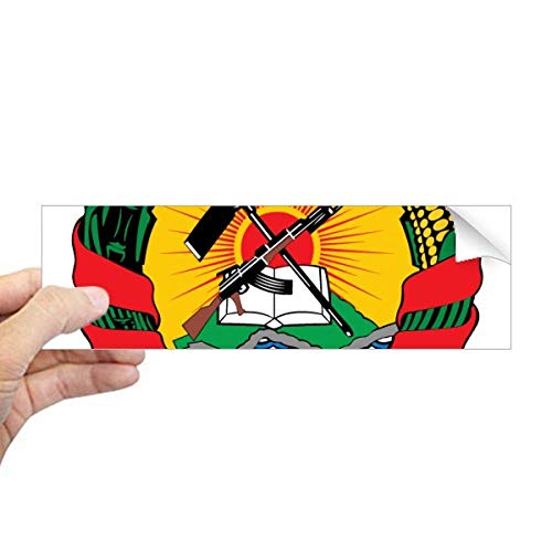 Adhesivo de Mozambique Emblema Nacional para personalizar su coche y portátil de viaje