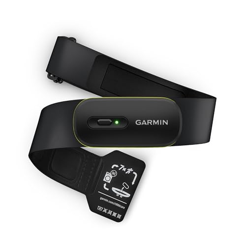 Garmin HRM-600, Premium Heart Rate Monitor, HRV data,Running Dynamics, Steps, Calories, Speed, Distance, Rechargeable battery,Record & sync data without a watch, machine washable strap, Size M-XL