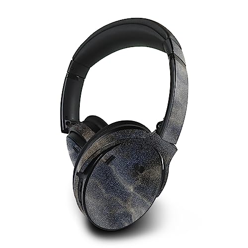Image of MightySkins Glossy Glitter Skin Compatible with Bose QuietComfort 45 Headphones Stormy Marble | Protective, Durable High-Gloss Glitter Finish | Easy to Apply | Made in The USA