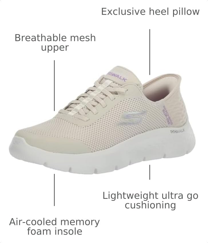 Image of Skechers Women's Hands Free Slip-ins Go Walk Flex - Grand Entry Sneaker