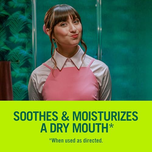 TheraBreath Dry Mouth Oral Rinse, Tingling Mint, Dentist Formulated, 16 Fl Oz (2-Pack)
