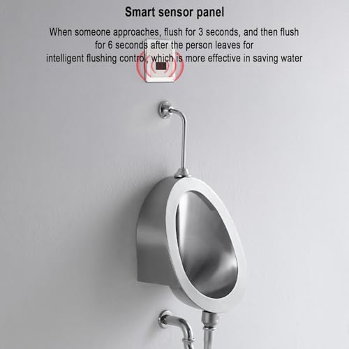 Urinario de acero inoxidable con sensor para baños públicos 7