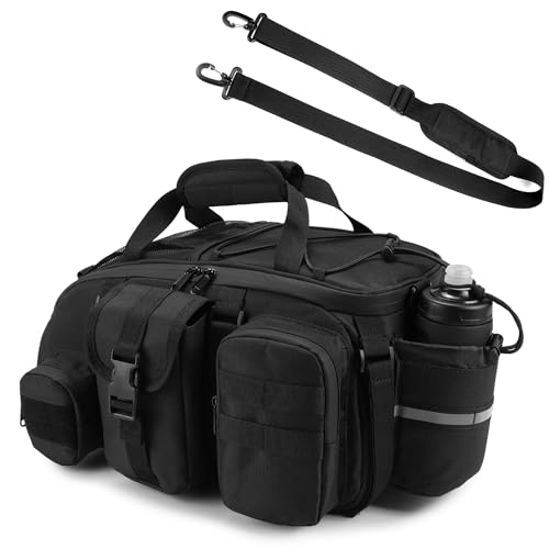 CDYWD Fahrradzubehör Gepäckträgertasche mit Getränkehalter