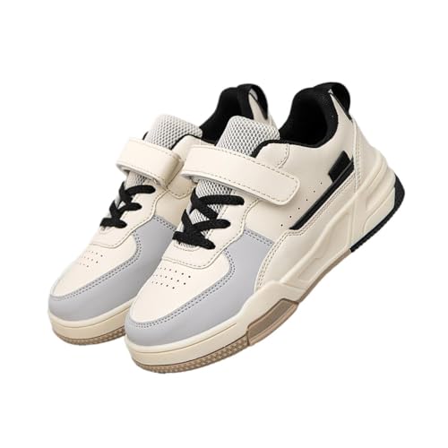 Boys Girls Outdoor Sports Shoes, Board Shoes，Breathable Comfortable with Soft Padded Neck, Fashionable Retro Basketball Sneaker