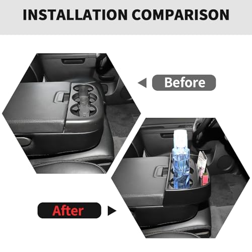 Organizador Portavasos Interior RT-TCZ para Chevy Silverado miniatura 2