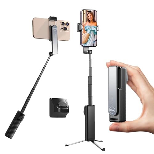 Jemey Ultra-Mini-Selfie-Stick Stativ mit Fernbedienung, Erweiterbares Tragbarer Selfie-Sticks für 4-7\" iPhone/Android-Handy, Selfie-Stick im Taschenformat Halterung für Reisen/Vlog/Live Streaming Jemey Ultra-Mini-Selfie-Stick Stativ mit Fernbedienung, Erweiterbares Tragbarer Selfie-Sticks für 4-7\" iPhone/Android-Handy, Selfie-Stick im Taschenformat Halterung für Reisen/Vlog/Live Streaming