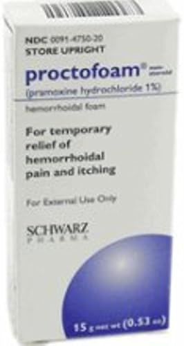 Proctofoam NS Hemorrhoidal Foam 1% 15 gm