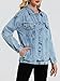 LifeShe Oversized Denim Jacket Women Boyfriend Jean Jacket Trendy Loose Shacket Spring Trucker Coats