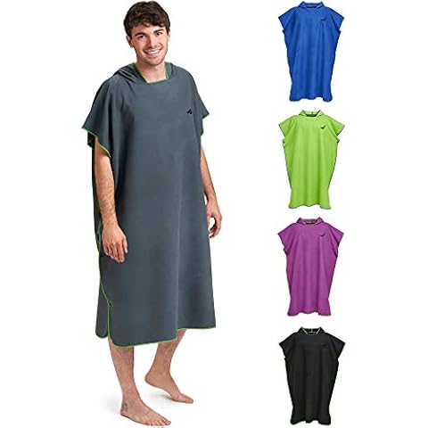 Fit-Flip Poncho Towel - Microfibre Changing Robe Adult Cover