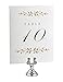 Alpine Industries Place Card Holder - Harp Style Table Name Place Card Holder- Tabletop Number, Photo, and Menu Stand - Great for Restaurants, Weddings Banquets - Silver (Pack of 12)