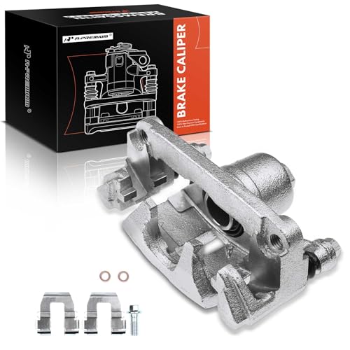 Image of A-Premium Rear Left Driver Disc Brake Caliper with Bracket | Compatible with Buick, Chevrolet, Oldsmobile & Pontiac Models - Rendezvous, Venture, Silhouette, Aztek, Montana