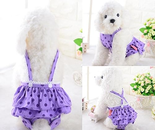 Oyccen Small Dog Suspender Sanitary Pants Female Dogs Menstrual Underwear Physiological Diaper Nappy Hygiene Briefs - Image 4