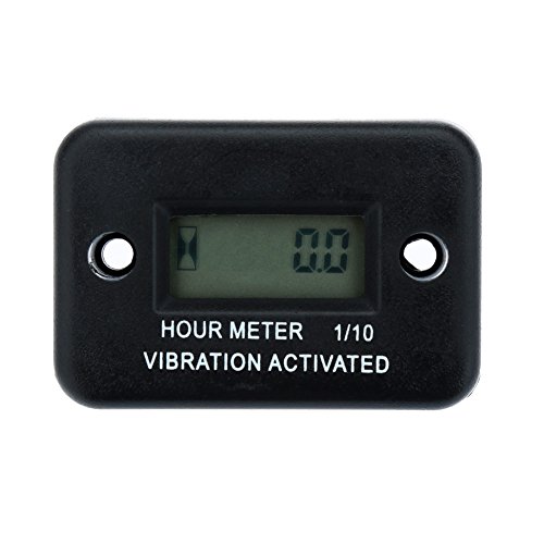RuleaxAsi Medidor de horas de vibração para barco de moto ATV Snowmobile impermeável