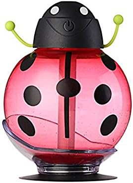 Humidifier, Beetle Humidifier Home Aroma LED Air Purifier Humidifier, Automatic Shut-off Air Diffuser Purifier Atomizer For Car Room Office Yoga (Red)