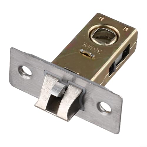 Allthingstore Pestillo tubular para puertas interiores con cerrojo, tipo bifurcado, apto para uso con palancas de puerta, diseño reversible para apertura a mano derecha o izquierda (35 mm)