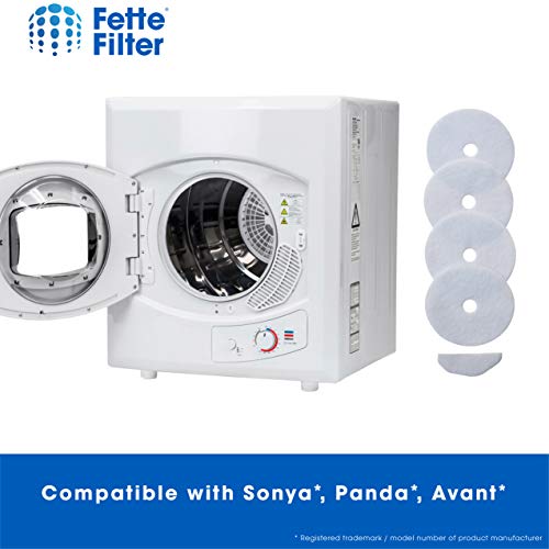 Fette Filter - Cloth Dryer Filters Compatible With Sonya, Panda, Avant, Magic Chef Dryers - Multi Pack (Pack Of 8) #TOP3