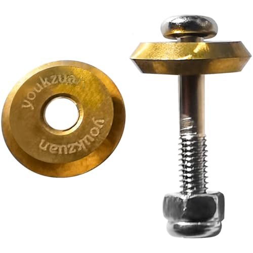 Lot de 2 coupe-carreaux revêtus de titane - 12 mm - Roue dentée 14 A - Pour toutes les poignées de traction Sigma - Lame de rechange manuelle en alliage - Pour céramique, verre, porcelaine, carreaux