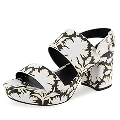 Bright White Floral Faux Leather