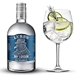 Lyre's Non Alcoholic Dry London Spirit, Award Winning Low Calorie Alcohol Free Botantical Spirit Alternative, Vegan Friendly, Add to a Gin Glass with Ice and Tonic for a G&T Alternative (700ml)