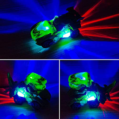 Dinosaur Transforming Car Electric Dinosaur Toys Automatic Transforming Dinosaur Car with Flashing Lights and Sound for 3-7 Years Old Boys Girls Dinosaur Vehicles Toy for Kids - Image 5