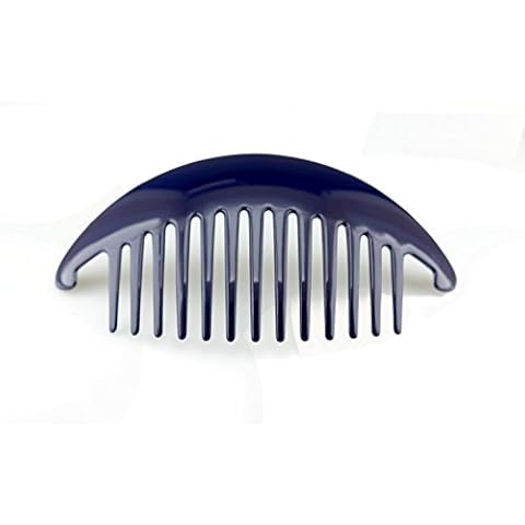 2Stk XL Steckkamm ca 14 cm lang und 7 cm breit in marineblau Cover