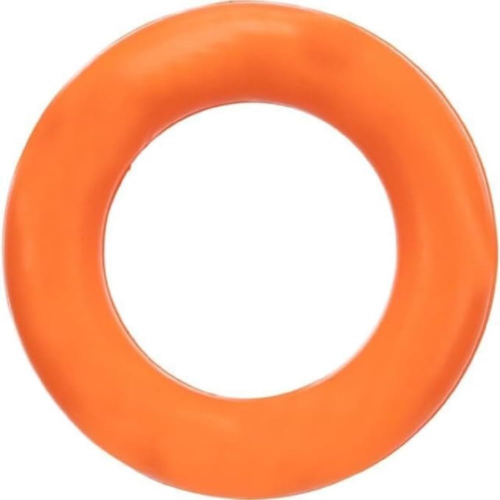 DOG TOY RUBBER RING Tough Ring Natural Rubber x1 Colours May Vary 9cm