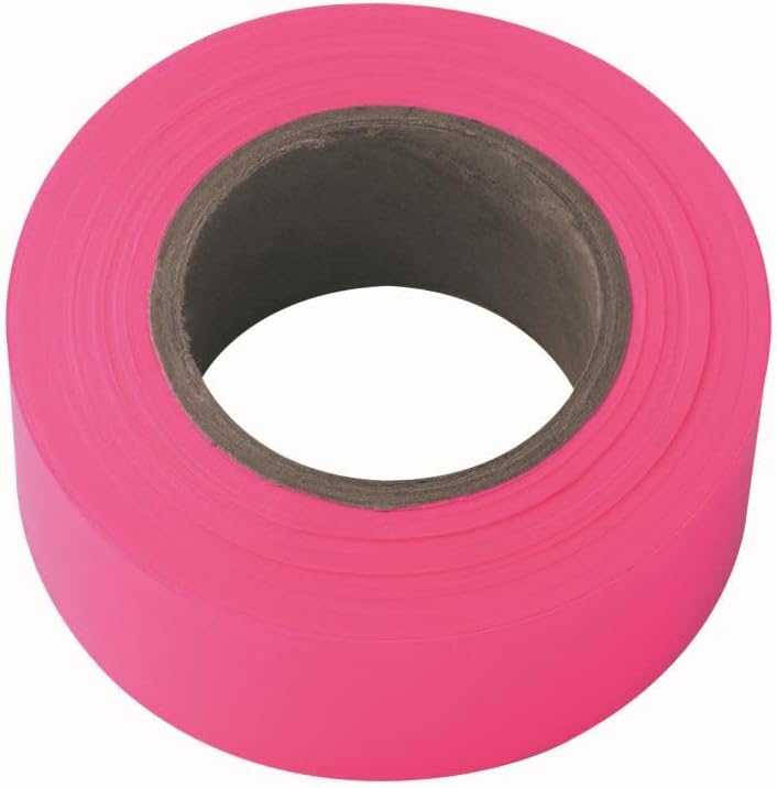 IRWIN Tools Strait-Line Flagging Tape, 150-foot, Glo-Pink (65603)