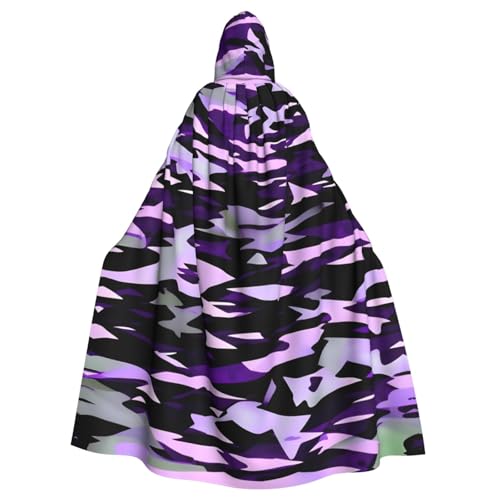 Cape de la mort Yanglong violette pour réussir facilement votre déguisement d'Halloween