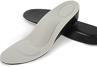 Height Increase Orthotic Insole Lift Inserts Sport Arch Support Full Length Insoles 1Pair-L Height1.77 Size8.5-11.5