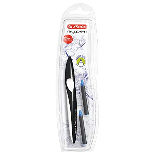 Herlitz Tintenroller my.pen, Schwarz/Weiß