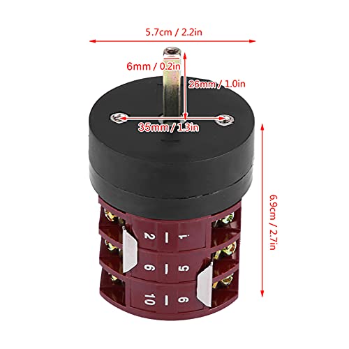 Image of 220V /380V 32A Tire Changer Forward Reverse Switch, Tire Changer Machine Motor Forward Reverse Switch Turn Table Pedal Switch Convenient ABS Tire Changer Switch
