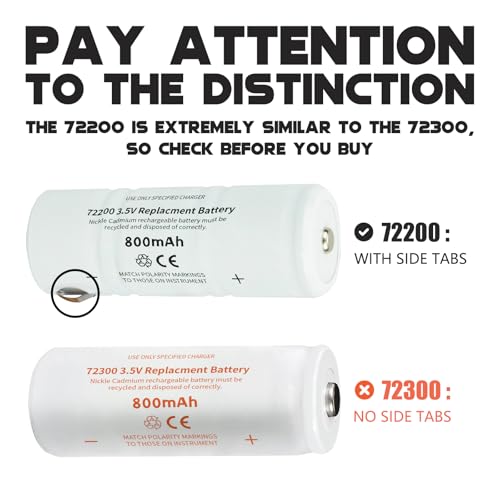 Batería Recargable 3.5V 800mAh para Welch Allyn miniatura 6