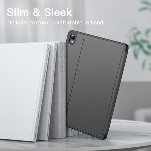 Image of JETech Cover Case for Samsung Galaxy Tab S11 with S Pen Holder, Slim Folio Stand Protective Tablet Cover, Multi-Angle Viewing, Auto Sleep /Wake (Gray)