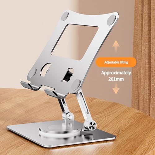 Base portátil plegable para laptop 360° rotatoria aluminio miniatura 4