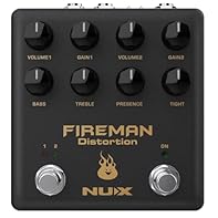 Dual independent Gain & Volume controls Switchable internal voltage multiplier (9-18V) Remote switch input jack Powered by external 9Vdc power supply (not included) Compatible power adaptor 173.290UK