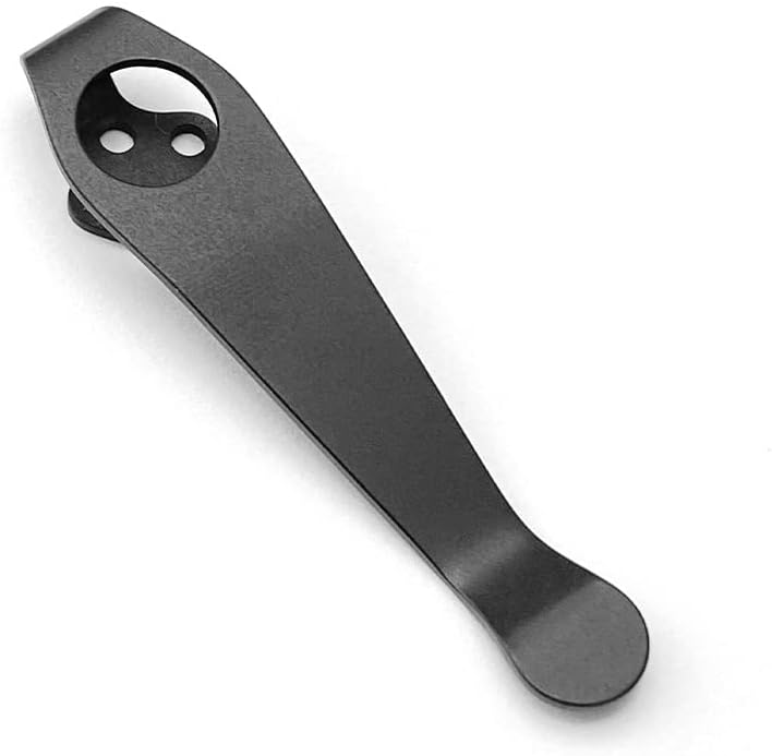 1PC Anodized Titanium Pocket Clip For Cold Steel Ti Lite, 26SP, Deep Carry Back Clip Replacement Accessory
