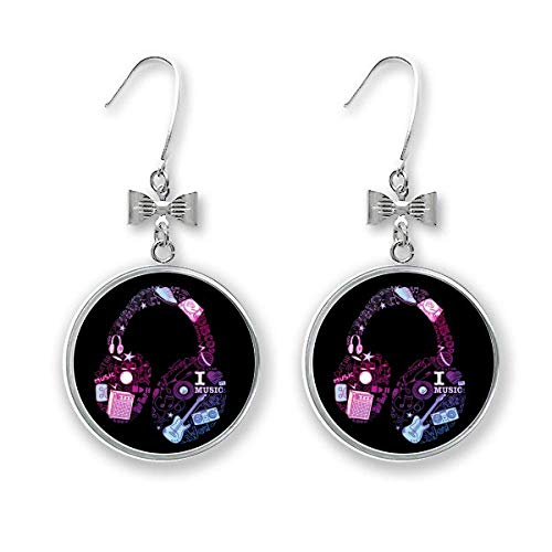 Boucles d'oreilles nœud rose et bleu parfaites pour vos tenues d'été