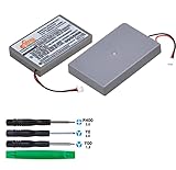 Pickle Power 2 Pack KCR1410 Battery for Sony PS4 Slim/Pro Playstation 4 Wireless Dual Shock Controller CUH-ZCT2 CUH-ZCT2U New 2016 Version with Small Plug(NOT for The First Generation Old Version)